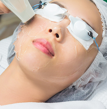 イメージ写真-光の顔脱毛